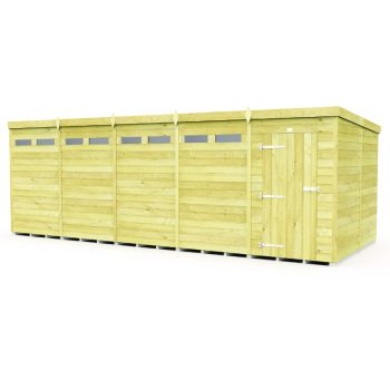 Holt 20' x 8' Pressure Treated Shiplap Modular Pent Security Shed