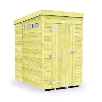 Holt 4' x 6' Pressure Treated Shiplap Modular Pent Security Shed