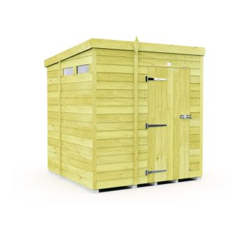 Holt 6' x 7' Pressure Treated Shiplap Modular Pent Security Shed