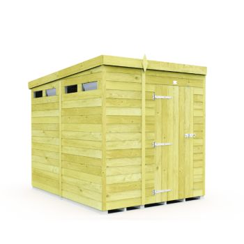 Holt 6' x 8' Pressure Treated Shiplap Modular Pent Security Shed