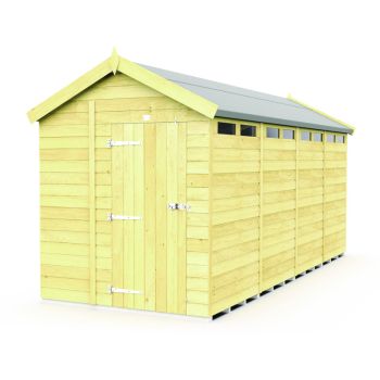 Holt 7' x 16' Pressure Treated Shiplap Modular Apex Security Shed