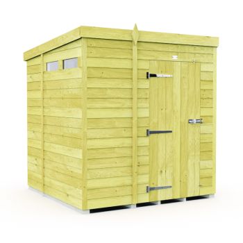 Holt 7' x 6' Pressure Treated Shiplap Modular Pent Security Shed