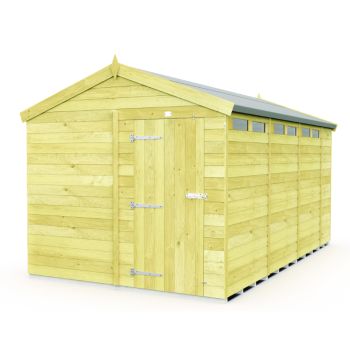 Holt 8' x 14' Pressure Treated Shiplap Modular Apex Security Shed