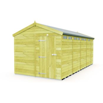 Holt 8' x 17' Pressure Treated Shiplap Modular Apex Security Shed