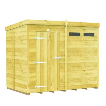 Holt 8' x 5' Pressure Treated Shiplap Modular Pent Security Shed