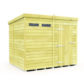 Holt 8' x 6' Pressure Treated Shiplap Modular Pent Security Shed