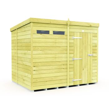 Holt 8' x 7' Pressure Treated Shiplap Modular Pent Security Shed