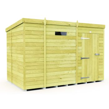 Holt 9' x 6' Pressure Treated Shiplap Modular Pent Security Shed