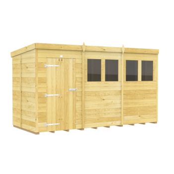 Holt 12' x 5' Pressure Treated Shiplap Modular Pent Shed