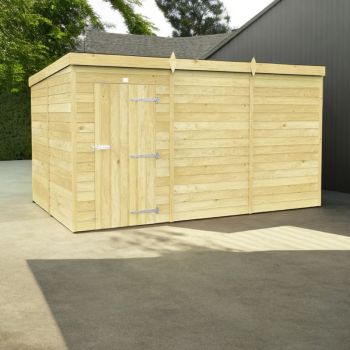 Holt 12' x 6' Pressure Treated Shiplap Modular Pent Shed