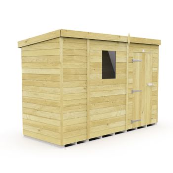 Holt 9' x 4' Pressure Treated Shiplap Modular Pent Shed