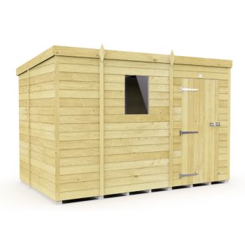 Holt 9' x 6' Pressure Treated Shiplap Modular Pent Shed