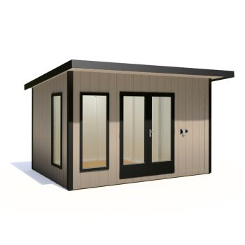 Loxley 12' x 8' Wembley Insulated Garden Room With Side Shed
