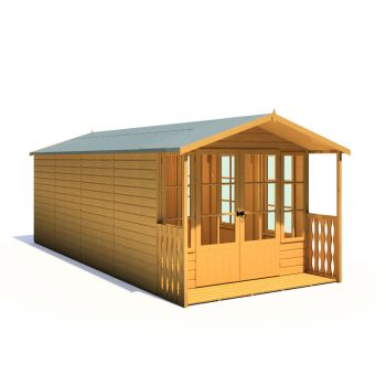 Loxley 8' x 18' Ashwater Summer House With Veranda