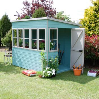 Loxley 8' x 6' Shiplap Sun Pent Shed