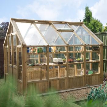 Hartwood 6' x 8' Premium Wooden Greenhouse