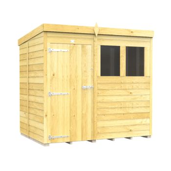 Holt 7' x 5' Pressure Treated Shiplap Modular Pent Shed