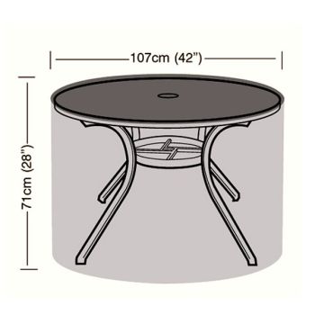 Oren Preserver - 4 Seater Circular Table Cover - 107cm