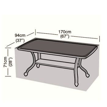 Oren Preserver - 6 Seater Rectangular Table Cover - 170cm