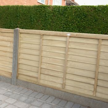 Hartwood 3' x 6' Pressure Treated Contemporary Lap Fence Panel
