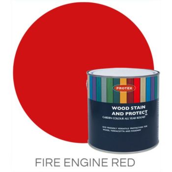 5L Protek Wood Stain & Protector - Fire Engine Red