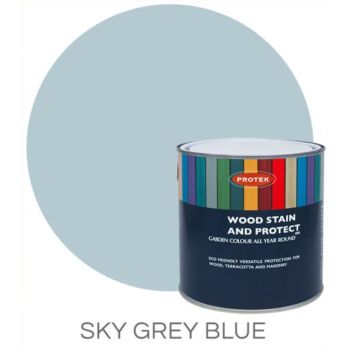 5L Protek Wood Stain & Protector - Sky Grey Blue