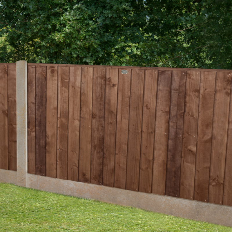 Hartwood 6’ x 3’ Pressure Treated Closeboard Fence Panel - Brown