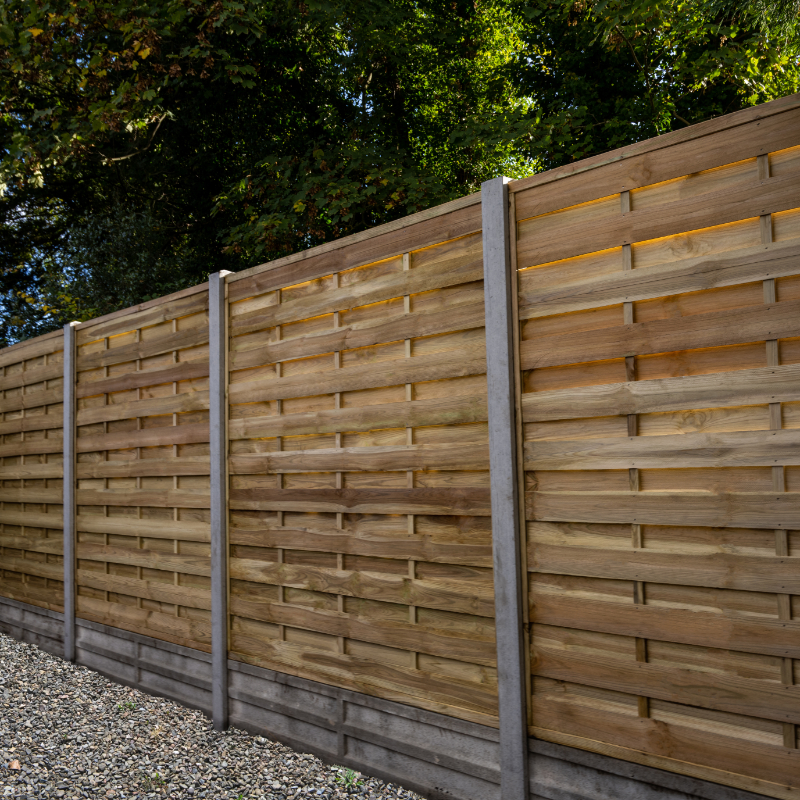 Hartwood 6’ x 6’ Pressure Treated Flat Top Fence Panel