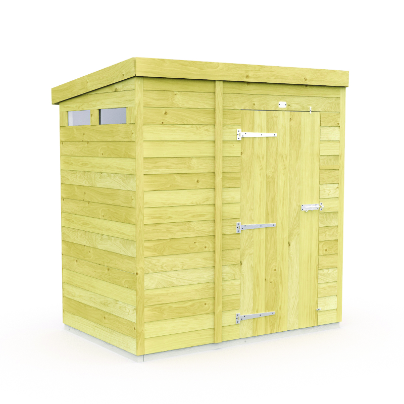 Holt 6’ x 4’ Pressure Treated Shiplap Modular Pent Security Shed