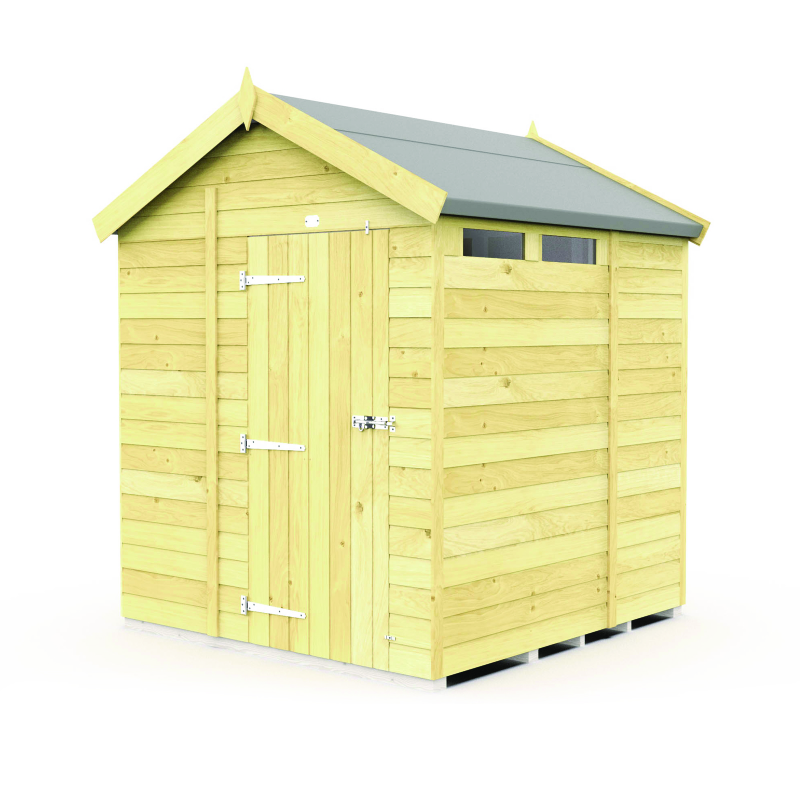 Holt 6’ x 7’ Pressure Treated Shiplap Modular Apex Security Shed