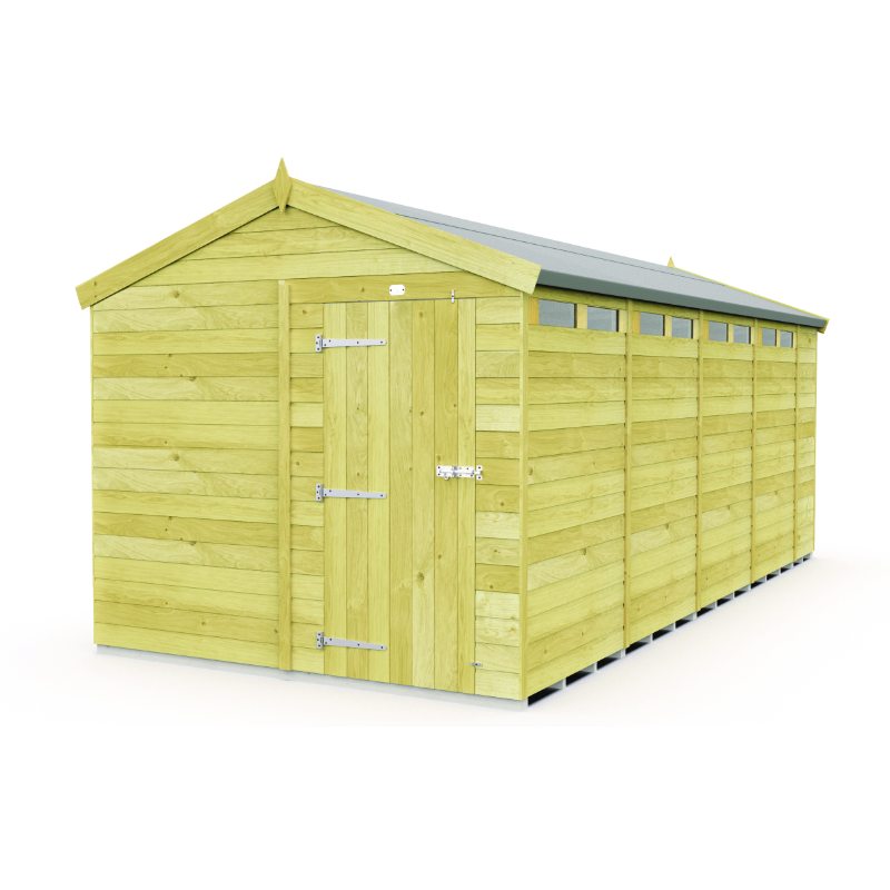 Holt 8’ x 18’ Pressure Treated Shiplap Modular Apex Security Shed