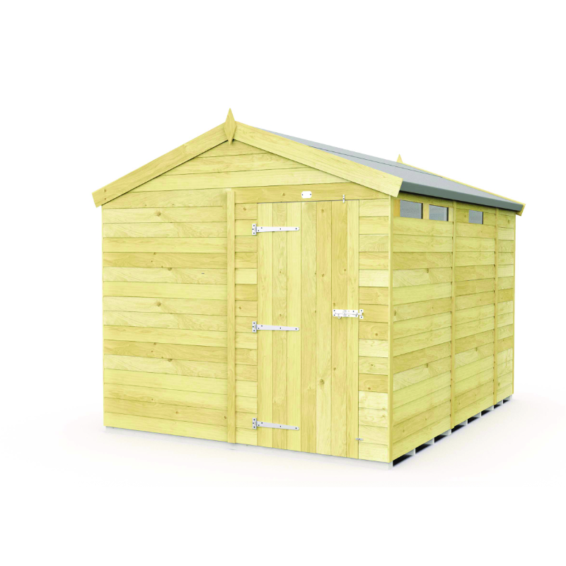 Holt 8’ x 9’ Pressure Treated Shiplap Modular Apex Security Shed