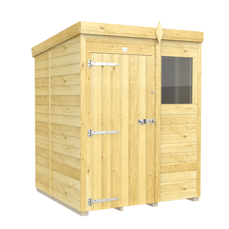 Holt 5’ x 5’ Pressure Treated Shiplap Modular Pent Shed