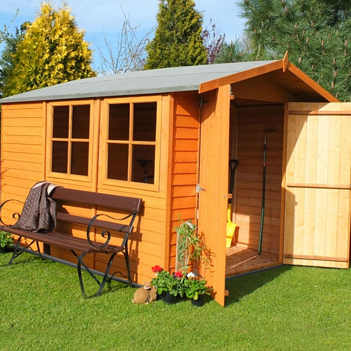 Loxley 7’ x 10’ Double Door Overlap Apex Shed