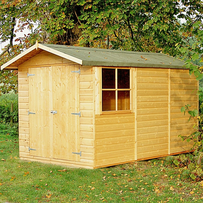 Loxley 7’ x 10’ Double Door Shiplap Apex Shed