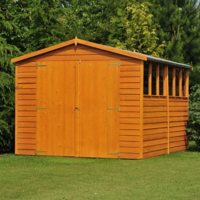 Loxley 8’ x 12’ Double Door Overlap Apex Shed