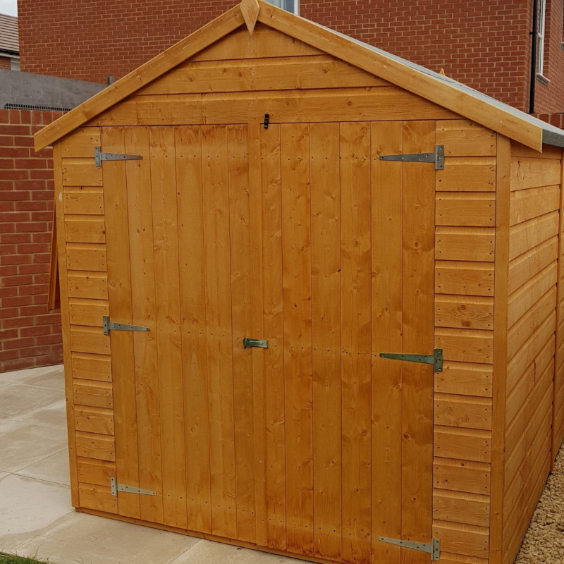 Loxley 6’ x 12’ Double Door Shiplap Apex Shed