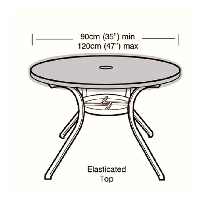 Oren Preserver - 4/6 Seater Circular Table Top Cover - 120cm
