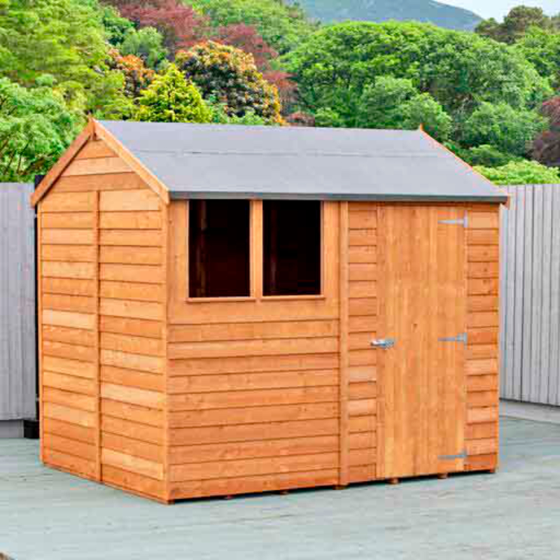 Loxley 8’ x 6’ Overlap Reverse Apex Shed
