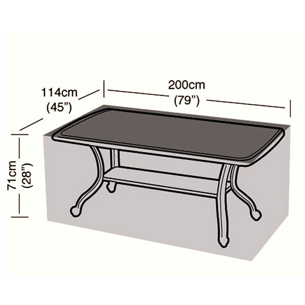 Oren Preserver - 8 Seater Rectangular Table Cover - 200cm