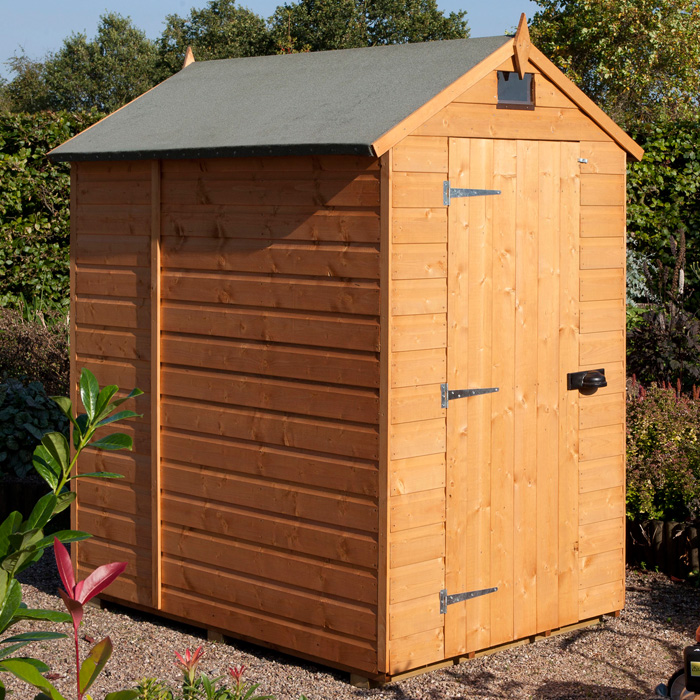 Rowlinson 6’ x 4’ Shiplap Apex Security Shed