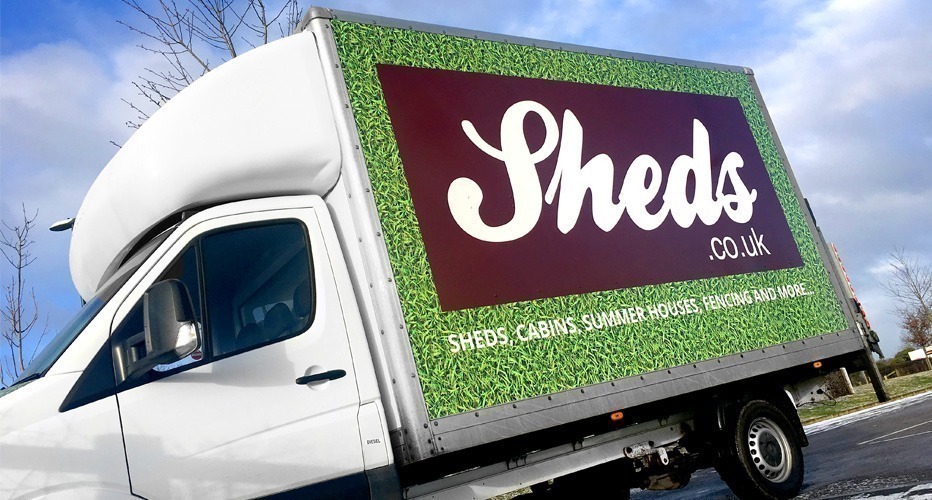 Sheds.co.uk Delivery Van