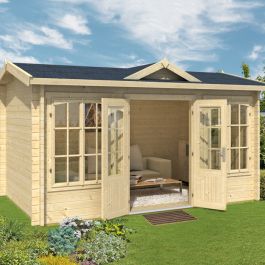 Plans Instructions Summerhouse/Office Garden Building Cabin 14'x8' 4.3m x 2.4m 