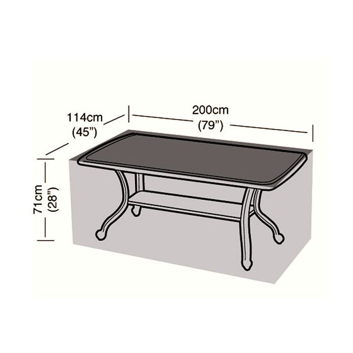8 Seater Rectangular Table Cover, How Long Is An 8 Seater Rectangular Table