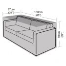 Oren Deluxe - 2 Seater Sofa Cover - Small - 160cm
