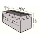 Oren Deluxe - 3 Seater Rattan Sofa Cover - Small - 246cm