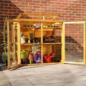 Adley Small Wooden Greenhouse